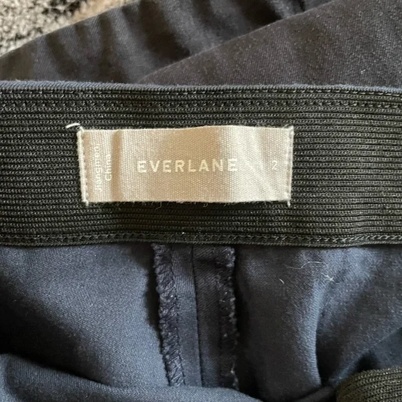 Everlane Navy Work Pants Size 2 - Picture 4 of 5